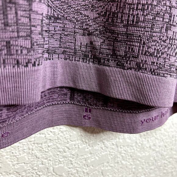 Lululemon Swiftly Racerback 2016 Seawheeze Heathered Lullaby Purple Womens 6 - Picture 3 of 5
